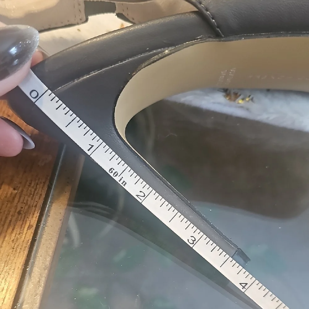 French Connection Gray Slingback Heels